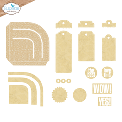 Elizabeth Craft Designs stanssi Rounded Pocket with Tags