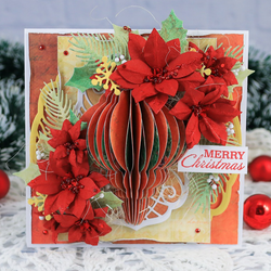 Elizabeth Craft Designs stanssi Festive Holly, Festive Ornaments