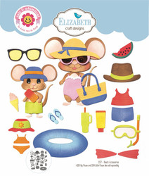 Elizabeth Craft Designs stanssi Good Times, Beach Accessories