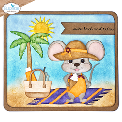 Elizabeth Craft Designs stanssi Good Times, Beach Scenery