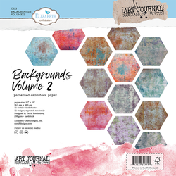 Elizabeth Craft Designs Backgrounds Volume 2 -paperipakkaus, 12