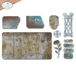 Elizabeth Craft Designs stanssi In the Garden, Plant Index Folder