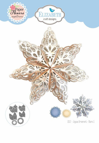 Elizabeth Craft Designs stanssi Joyous Ornament Stars 1