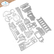 Elizabeth Craft Designs stanssi Construction Accessories