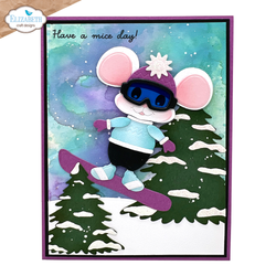 Elizabeth Craft Designs stanssi Little Mouse Winter Accessories