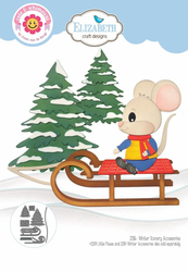 Elizabeth Craft Designs stanssi Winter Scenery Accessories