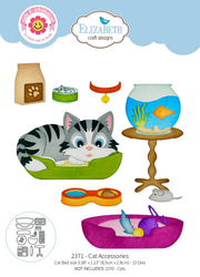 Elizabeth Craft Designs stanssi Meet the Cats, Cat Accessories