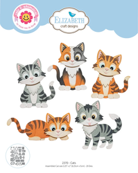 Elizabeth Craft Designs stanssi Meet the Cats, Cats