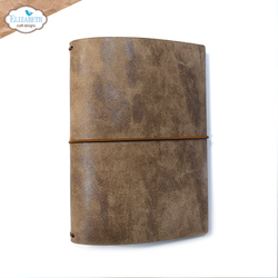 Elizabeth Craft Design Stonewashed Brown Passport XL -kannet