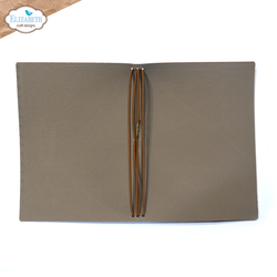 Elizabeth Craft Design Stonewashed Brown Passport XL -kannet