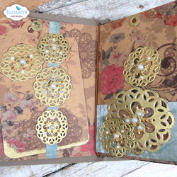 Elizabeth Craft Designs Art Journal Specials stanssi Doily Galore