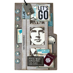 Elizabeth Craft Designs leimasin Travel Journal