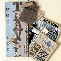 Elizabeth Craft Designs leimasin Travels From the Past 3