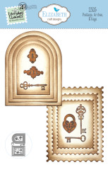 Elizabeth Craft Designs stanssi Postage, Arches & Keys