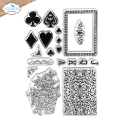 Elizabeth Craft Designs leimasin Playing Card Collage