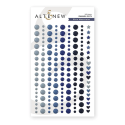 Altenew Blue Mountains Enamel Dots -tarrat