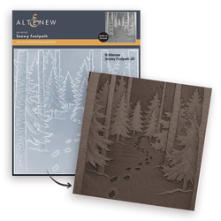 Altenew 3D kohokuviointikansio Snowy Footpath