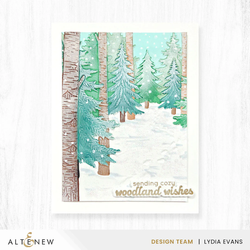 Altenew 3D kohokuviointikansio Snowy Footpath