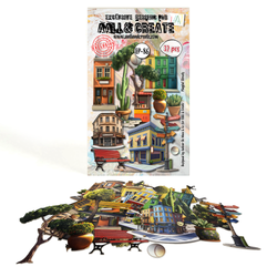 Aall & Create Ephemera die-cut leikekuvat Playful Streets