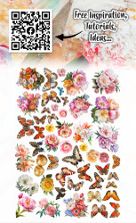 Aall & Create Ephemera die-cut leikekuvat Sunblush Garden