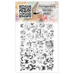 Aall & Create Ephemera die-cut leikekuvat Anemone Whispers