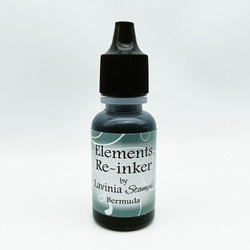 Lavinia Elements Premium Dye Ink -täyttöpullo, sävy Bermuda
