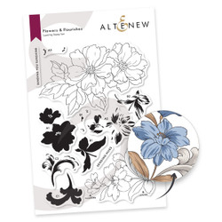 Altenew Flowers & Flourishes -leimasinsetti