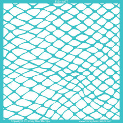 Honey Bee Stamps sapluuna Fish Net, 6