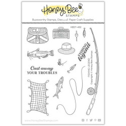 Honey Bee Stamps leimasin Fishing Legend