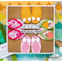 Honey Bee Stamps stanssi Flip Flop Builder