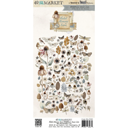 49 and Market Laser Cut Outs -leikekuvat, Faded Memory Lane, Wildflowers