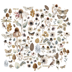 49 and Market Laser Cut Outs -leikekuvat, Faded Memory Lane, Wildflowers