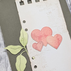 Gummiapan stanssi Three Small Nesting Hearts