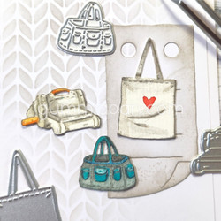 Gummiapan stanssi Bag, Small Cutting Machine and Tote