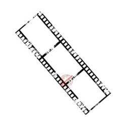 Gummiapan leimasin Filmstrip