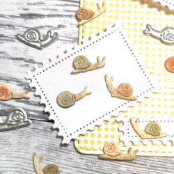 Gummiapan stanssi 3 Small Snails