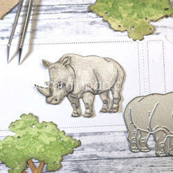 Gummiapan stanssi Rhinoceros