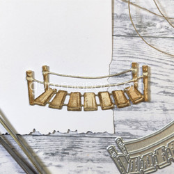 Gummiapan stanssi Suspension Bridge