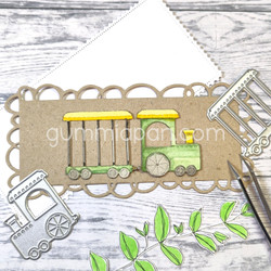 Gummiapan stanssi Small Train