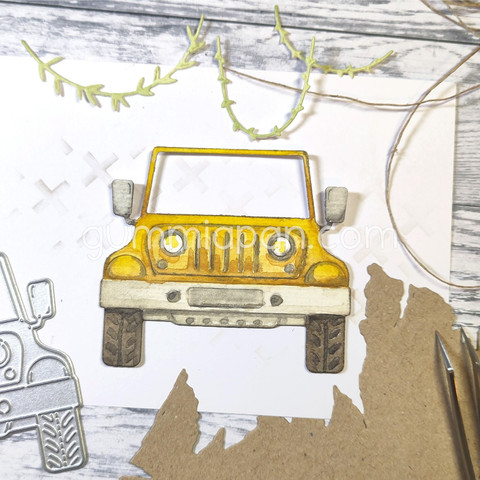 Gummiapan stanssi Jeep