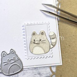 Gummiapan stanssi Raccoon Plushie