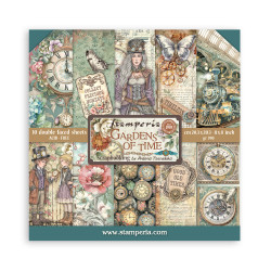 Stamperia paperipakkaus Gardens of Time, 8