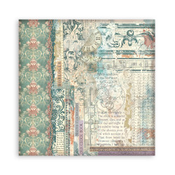 Stamperia paperipakkaus Gardens of Time Maxi, 8