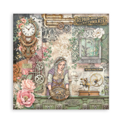 Stamperia paperipakkaus Gardens of Time Maxi, 12