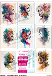 Käsitellen korttikuvat Olen vahva