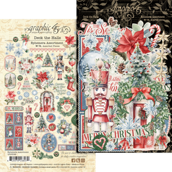 Graphic 45 Deck the Halls Ephemera -leikekuvat