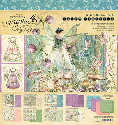 Graphic 45 -paperipakkaus Fairy Boutique, 8