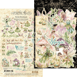 Graphic 45 Fairy Boutique Ephemera -leikekuvat