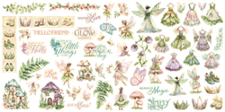 Graphic 45 Fairy Boutique Ephemera -leikekuvat