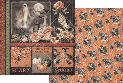 Graphic 45 -paperipakkaus Ghostly Greetings, 12